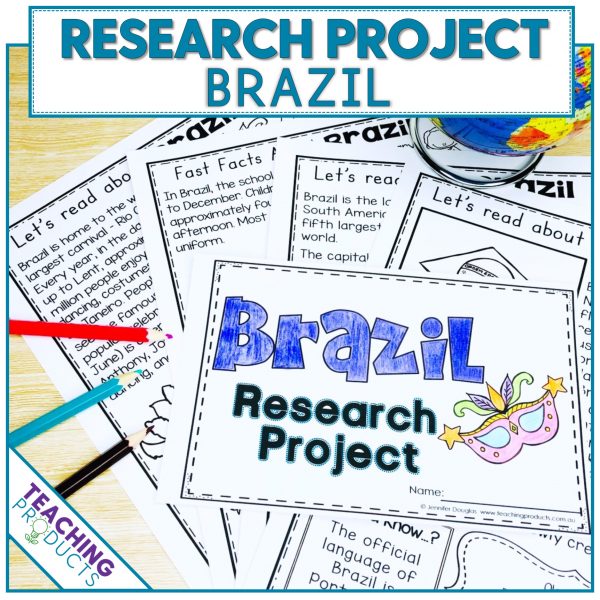 Social studies country research project Brazil