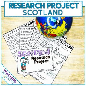 Social studies country research project Scotland