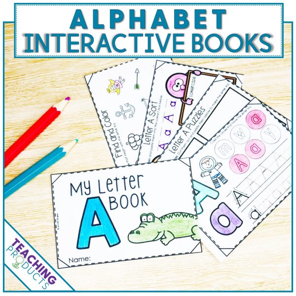 Interactive alphabet books to support letter recognition