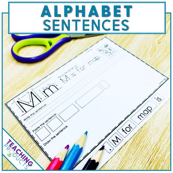 Alphabet sentences for letter recognition