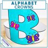 Alphabet Crowns for reinforcing letter recognition