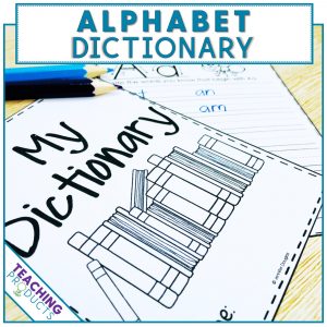 Personal dictionary to support letter recognition and early reading skills